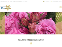 Tablet Screenshot of fleur-creative.ch